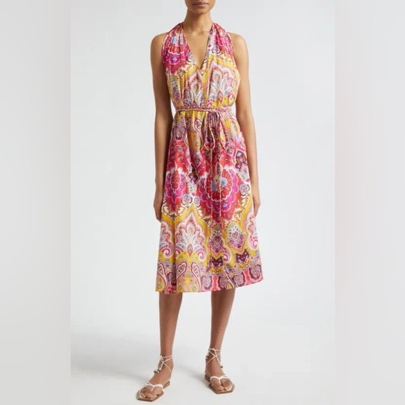 Milly Dresses & Skirts - Mille Marilyn Dress In Zanzibar XS Sleeveless Travel Resort